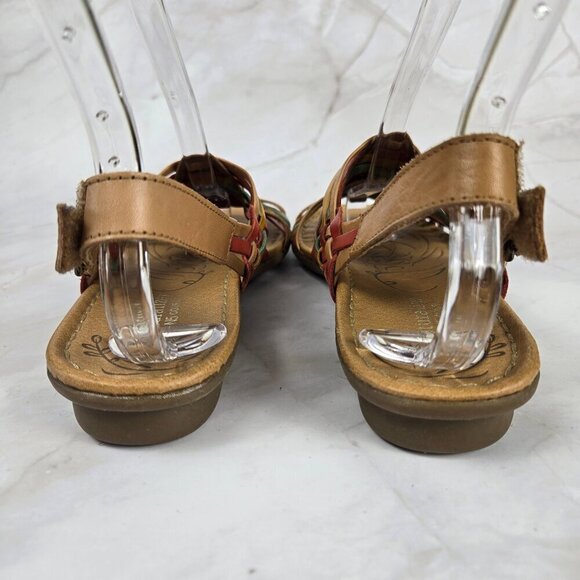 Naturalizer Size 8 "Wendy" N5 Comfort Huracha Sandals Hook & Loop Adj Back Strap - Picture 8 of 16